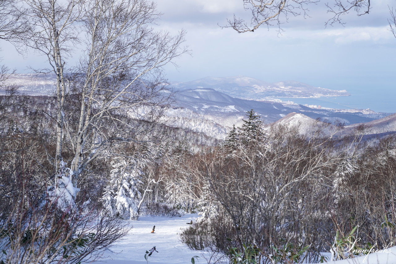 札幌国際スキー場 これぞ北海道。粉雪が降り積もったゲレンデはコンディション良好！そして、早くも全コース滑走可能です(*^^)v